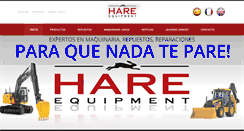 Desktop Screenshot of hare-equipment.com
